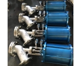 氣動上展式不銹鋼放料閥 16P DN100 氣動上展式不銹鋼放料閥 16P DN100